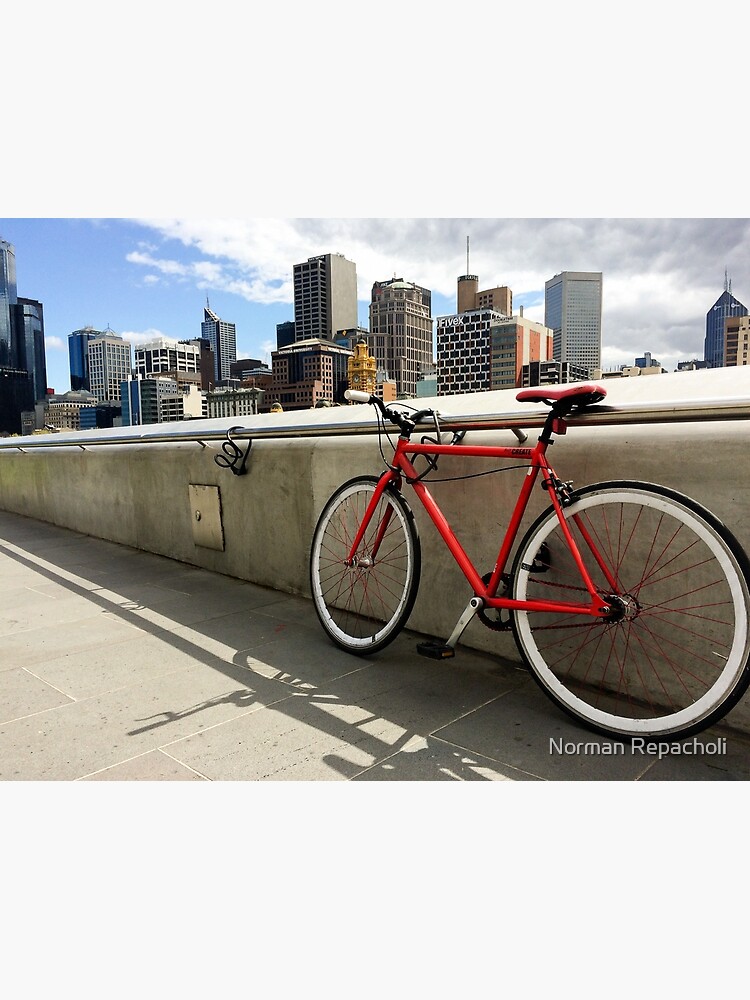 Bicycle Commute -Southbank Melbourne Australia by keystone