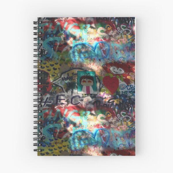 Item preview, John Lennon Wall in Prague - decorative traveler gift designed and sold by hyggekrog.