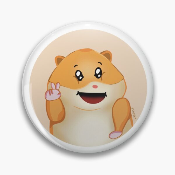 Item preview, Happy Hamster with Peace Sign designed and sold by irchiliart.