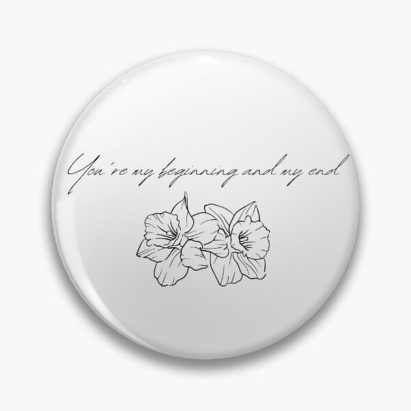 Item preview, My beginning and my end (black) designed and sold by AlexiaArts.