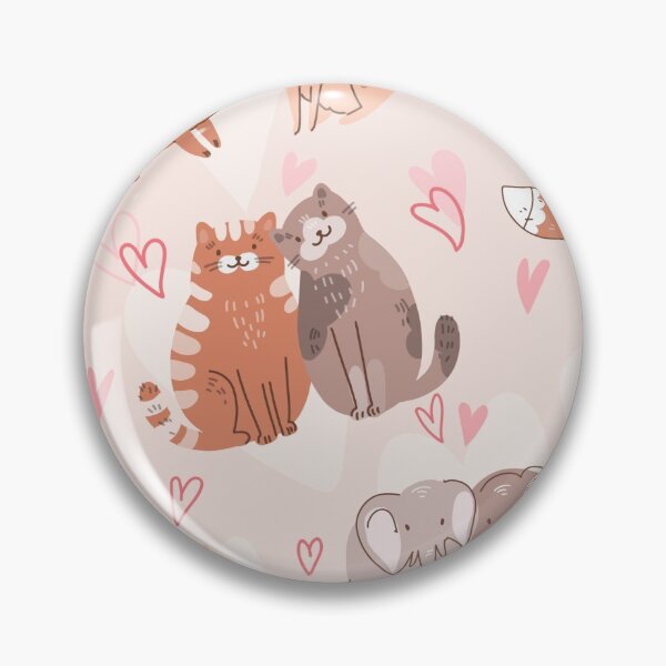 Item preview, Valentines Pattern animal couples pattern design designed and sold by lifecareful.