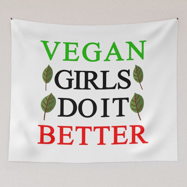Item preview, Vegan Girls Do it Better designed and sold by SAIDDIA.