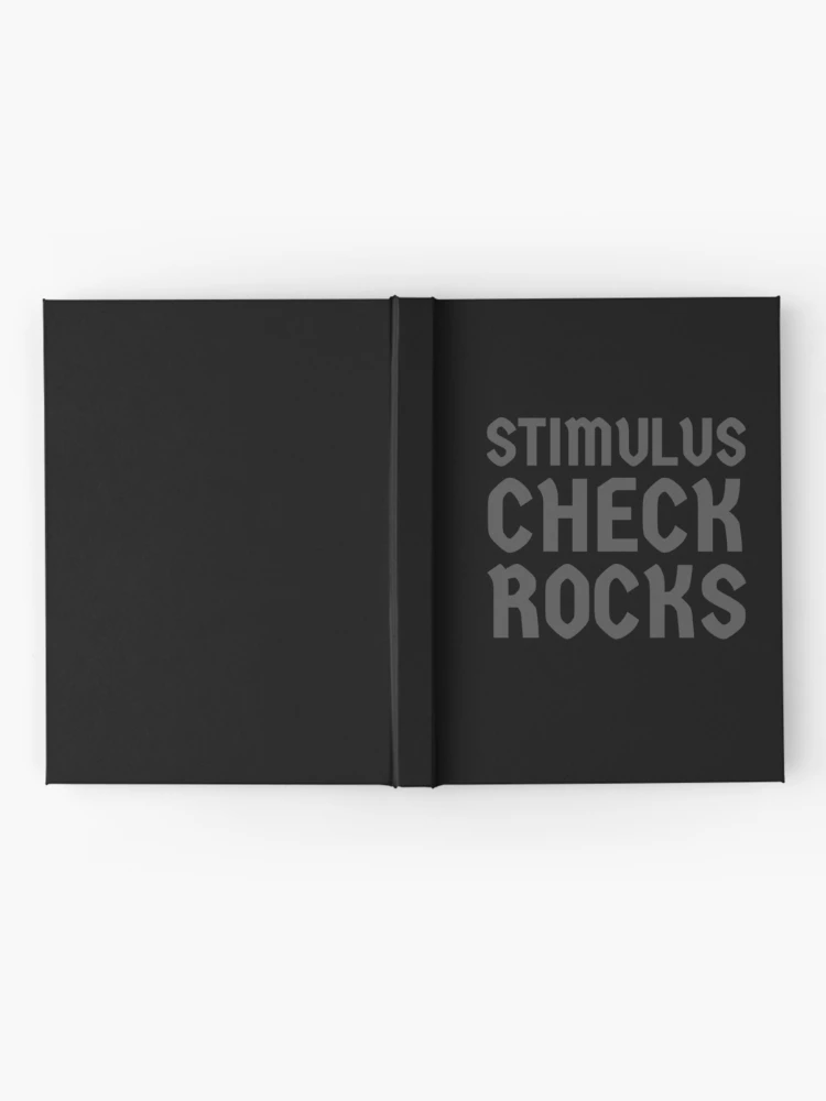 Thumbnail 2 of 3, Journal, Stimulus Check Rocks designed and sold by Jamiecsmith1986.
