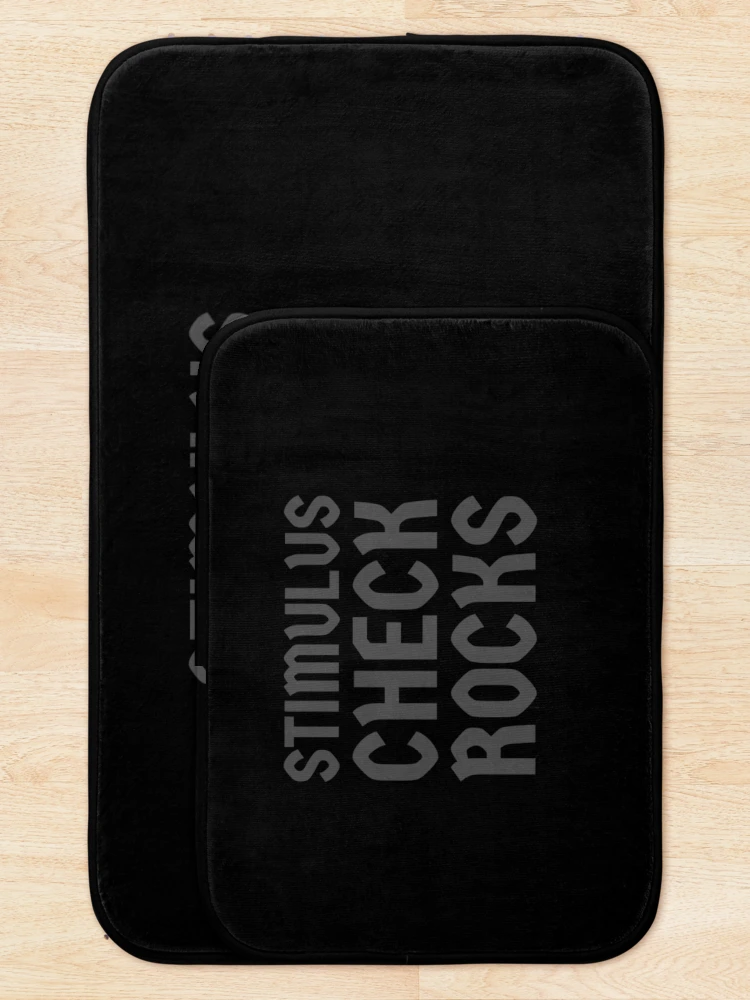 Thumbnail 5 of 6, Bath Mat, Stimulus Check Rocks designed and sold by Jamiecsmith1986.