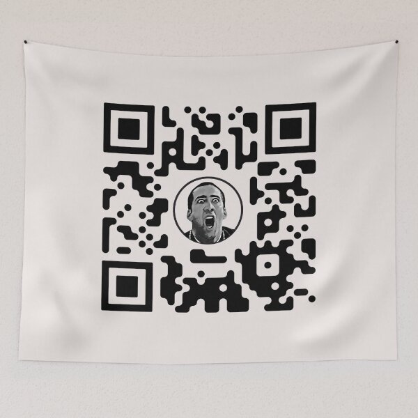 Item preview, Nicolas Cage Bar Code designed and sold by Millenial Designs.