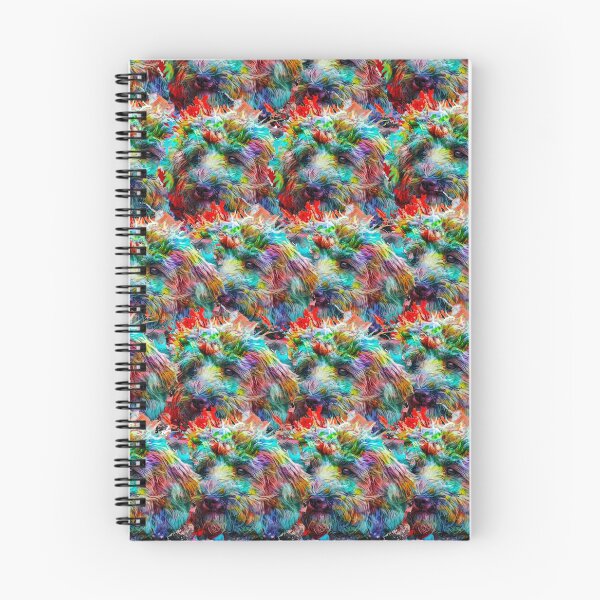 Item preview, Rainbow Cockapoo Cacophony Glorious Multicolor Print designed and sold by Labradoodlesetc.
