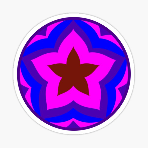 Ethiopian baskets pattern Sticker