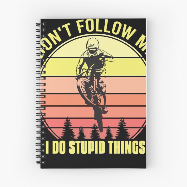 Item preview, MTB I Do Stupid Things Mountain Bikers Trail Gift designed and sold by tomtomd.