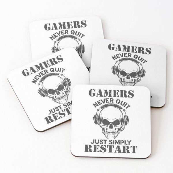 Item preview, Gamers Never Quit, Simply Restart! designed and sold by LongTunnel.