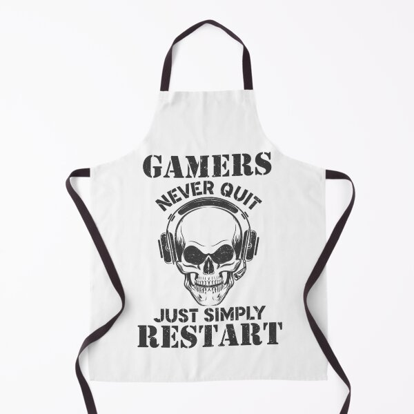 Item preview, Gamers Never Quit, Simply Restart! designed and sold by LongTunnel.