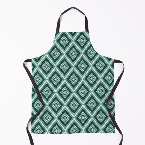 Item preview, Dark green and greyish green diamond motif pattern designed and sold by Samridhi Verma.