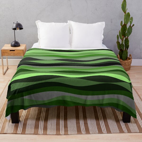 Item preview, Cute Green Waves Pattern Background funny gift for digital art lovers designed and sold by AYACHI90.