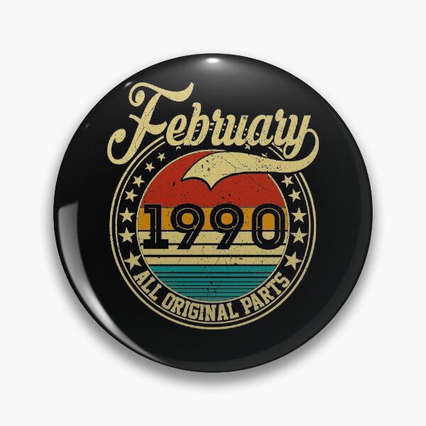Item preview, Vintage February 1990 All Original Parts Born in February 1990 31st Birthday Gift 31 Years Old designed and sold by MN-Shop0123.