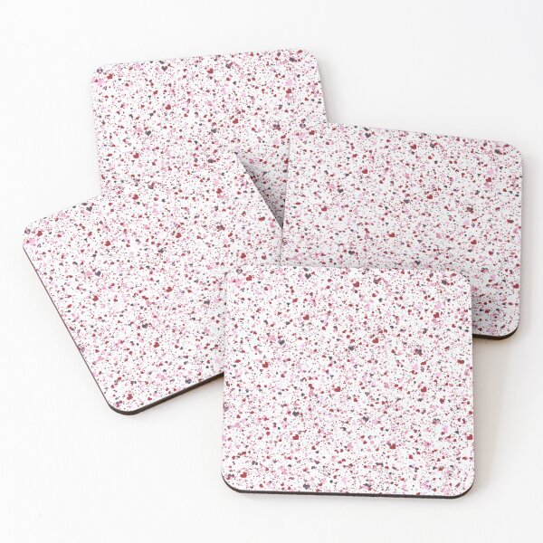 Item preview, Red, Pink & Gray Hearts, Splatter Paint, Abstract designed and sold by TGIYHome.