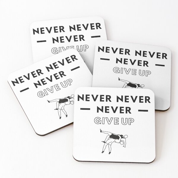 Item preview, Wrestling: Never never never give up designed and sold by TheGreenGoat.