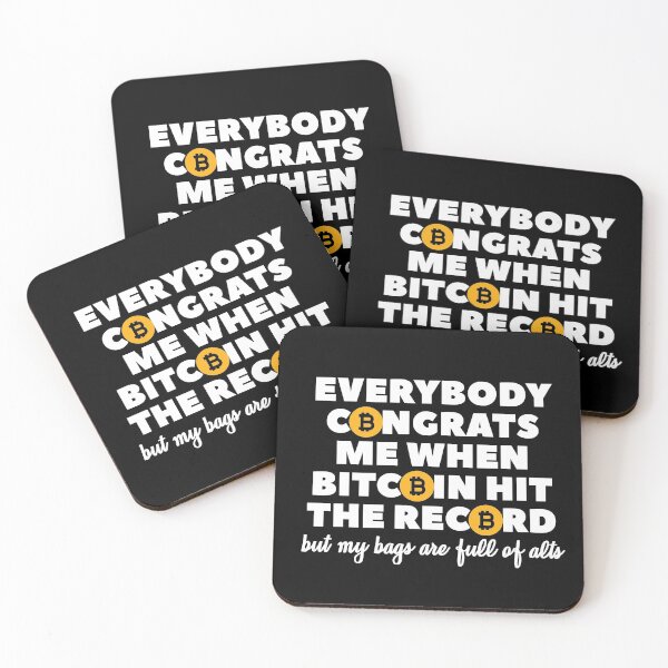 Item preview, Bitcoin Crypto Trending Quotes designed and sold by Urosek.