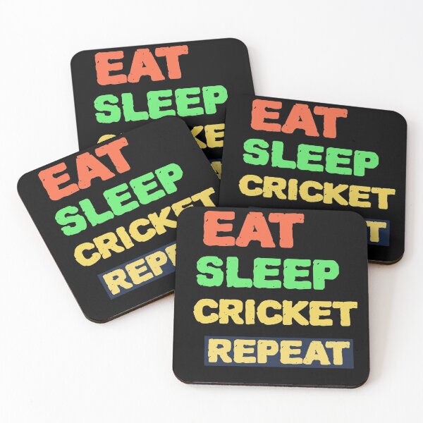 Item preview, Eat Sleep Cricket Repeat Cricket Lover designed and sold by The Full Cart.