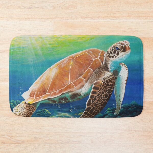 Item preview, Green sea turtle painting designed and sold by Debra Dickson.