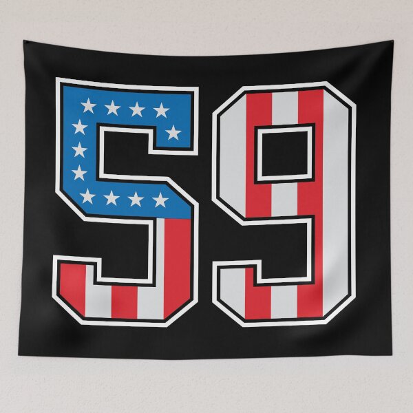 Item preview, 59 American Lucky Number fifty-nine United States Flag designed and sold by Urosek.
