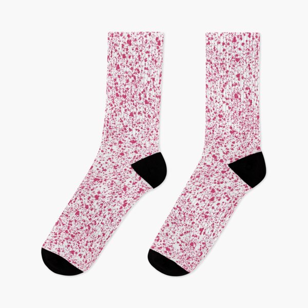 Item preview, Hot Pink Hearts Splatter Paint, Abstract designed and sold by TGIYHome.