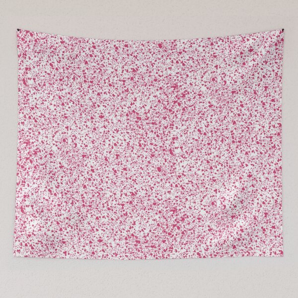 Item preview, Hot Pink Hearts Splatter Paint, Abstract designed and sold by TGIYHome.