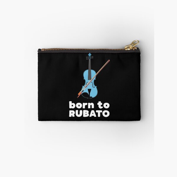Item preview, Born to Rubato with a blue cello (white font on black shirt) designed and sold by collegeplace.