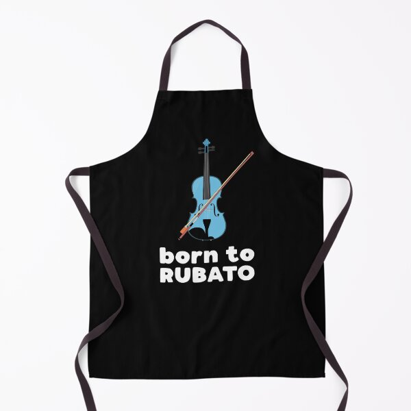 Item preview, Born to Rubato with a blue cello (white font on black shirt) designed and sold by collegeplace.