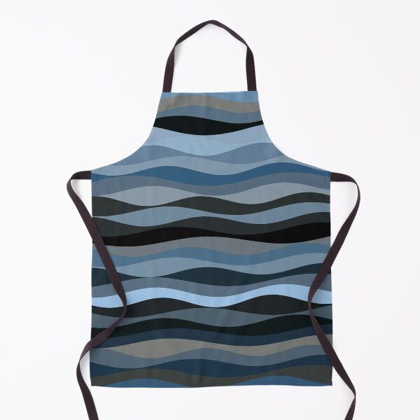 Item preview, Cute Blue Waves Pattern Background funny gift for digital art lovers  designed and sold by AYACHI90.