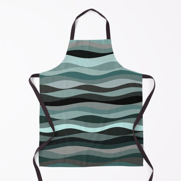 Item preview, Cute Turquoise Waves Pattern Background funny gift for digital art lovers designed and sold by AYACHI90.