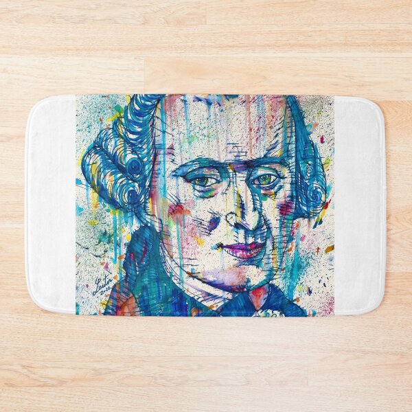 Item preview, IMMANUEL KANT watercolor and ink portrait .2 designed and sold by lautir.