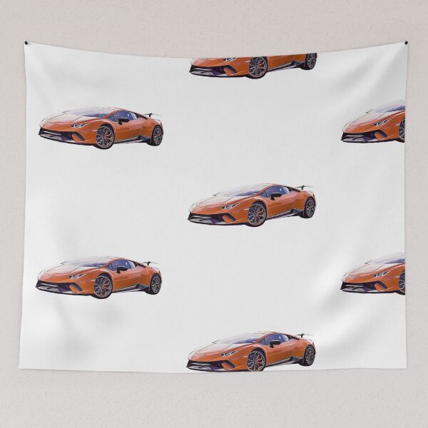 Item preview, Huracan Performante Cartoon designed and sold by Auto-Prints.