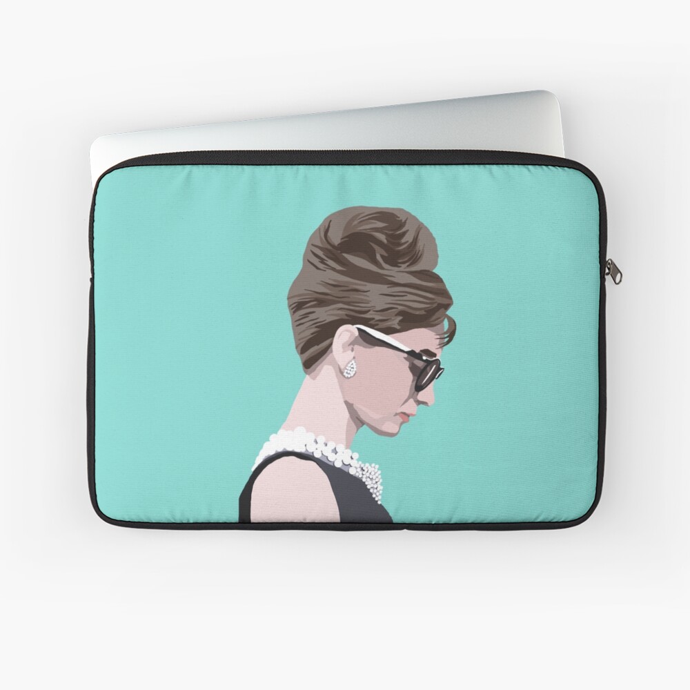 Canvas Zipper Bag - Audrey Hepburn – Team Blonde