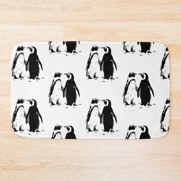 Item preview, Penguin Pals Linoprint  designed and sold by NattyDesigns.