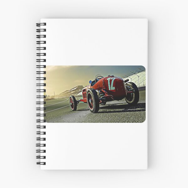 Item preview, Vintage Alfa Romeo Cartoon Drawing Action Print designed and sold by Auto-Prints.