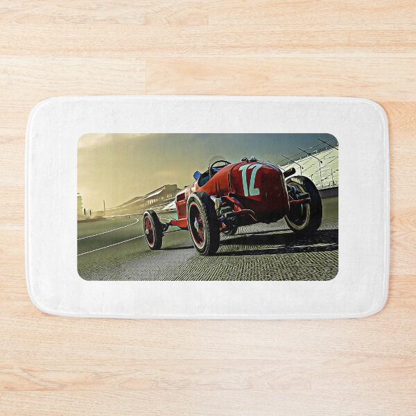 Item preview, Vintage Alfa Romeo Cartoon Drawing Action Print designed and sold by Auto-Prints.