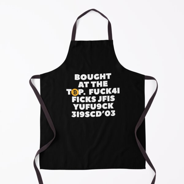 Item preview, Bought bitcoin at the top funny crypto quotes designed and sold by Urosek.