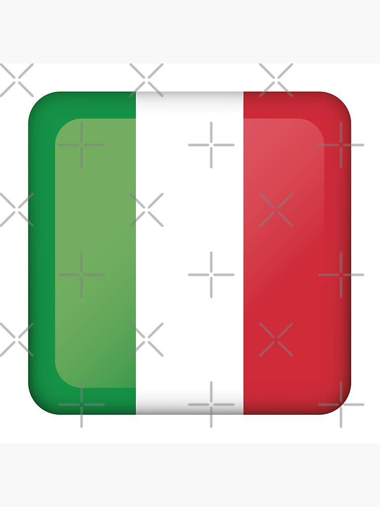 Kompass mit italienischer Flagge. Reisen und Tourismus in Italien