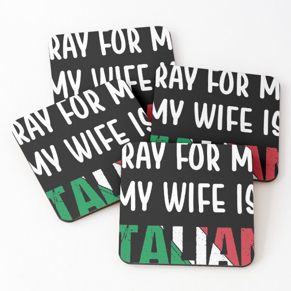 Item preview, Pray For Me My Wife Is Italian Vintage Design Gift For Men designed and sold by Artysneak.