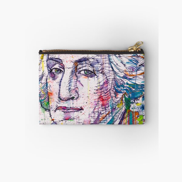 Item preview, GEORGE WASHINGTON watercolor and ink portrait designed and sold by lautir.