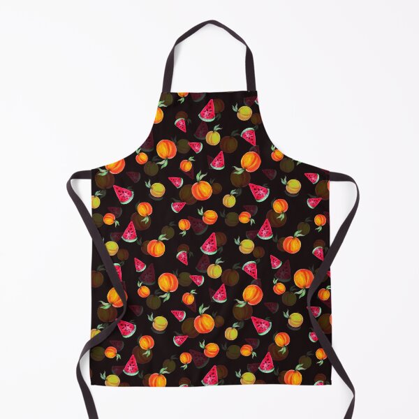 Item preview, Watermelon  Slices and peach fruit Pattern  designed and sold by RekhaArtGalaxy.