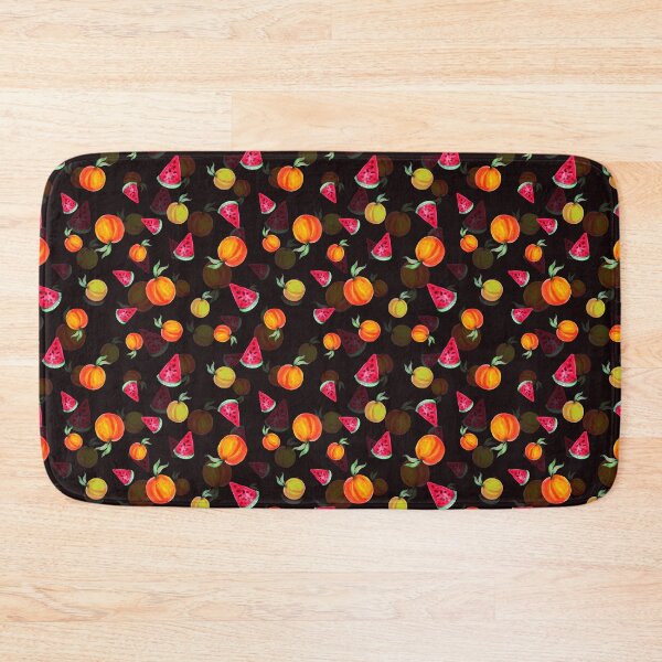 Item preview, Watermelon  Slices and peach fruit Pattern  designed and sold by RekhaArtGalaxy.