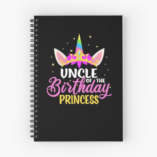 Item preview, Uncle Of The Birthday Princess Girl Unicorn Diadem Birthday designed and sold by RJ-Art.