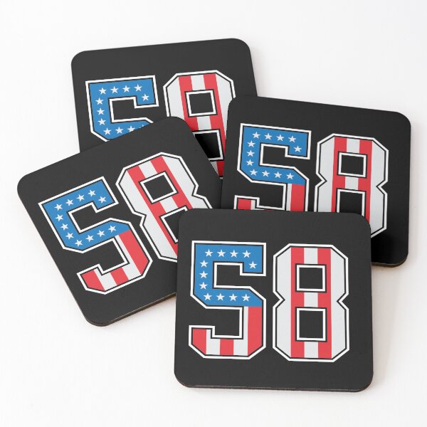 Item preview, 58 American Lucky Number fifty-eight United States Flag designed and sold by Urosek.