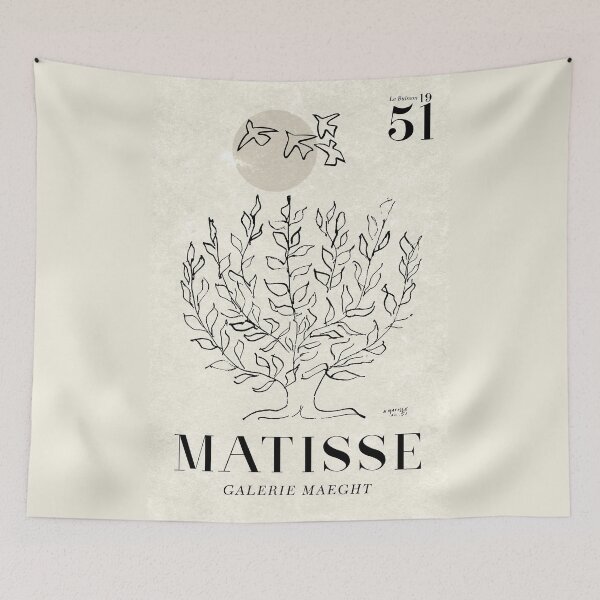 Aperçu de l'œuvre Art de l'arbre Matisse créée et vendue par SurfolioPrints.
