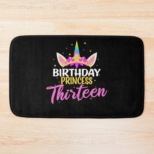 Aperçu de l'œuvre 13 ans anniversaire princesse fille licorne diadème anniversaire créée et vendue par RJ-Art.