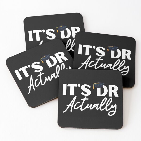 Item preview, PhD Graduation Gift, Its Doctor Actually, PhD Done, Funny PhD Gift   designed and sold by AmazingEcraft.