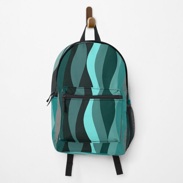 Item preview, Cute Turquoise Waves Pattern Background funny gift for digital art lovers designed and sold by AYACHI90.