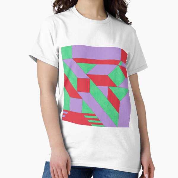Item preview, Gestalt Red, Green & Purple designed and sold by LeChardonneret.