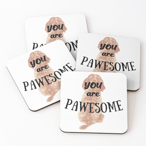 Item preview, You are Pawesome Doodle Dog Adoration with black text and the extra E! designed and sold by Labradoodlesetc.