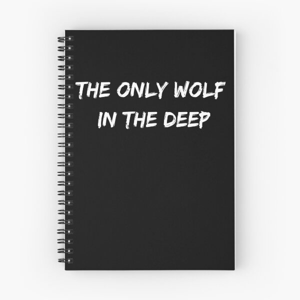 Item preview, The Only Wolf In The Deep designed and sold by TADnah.